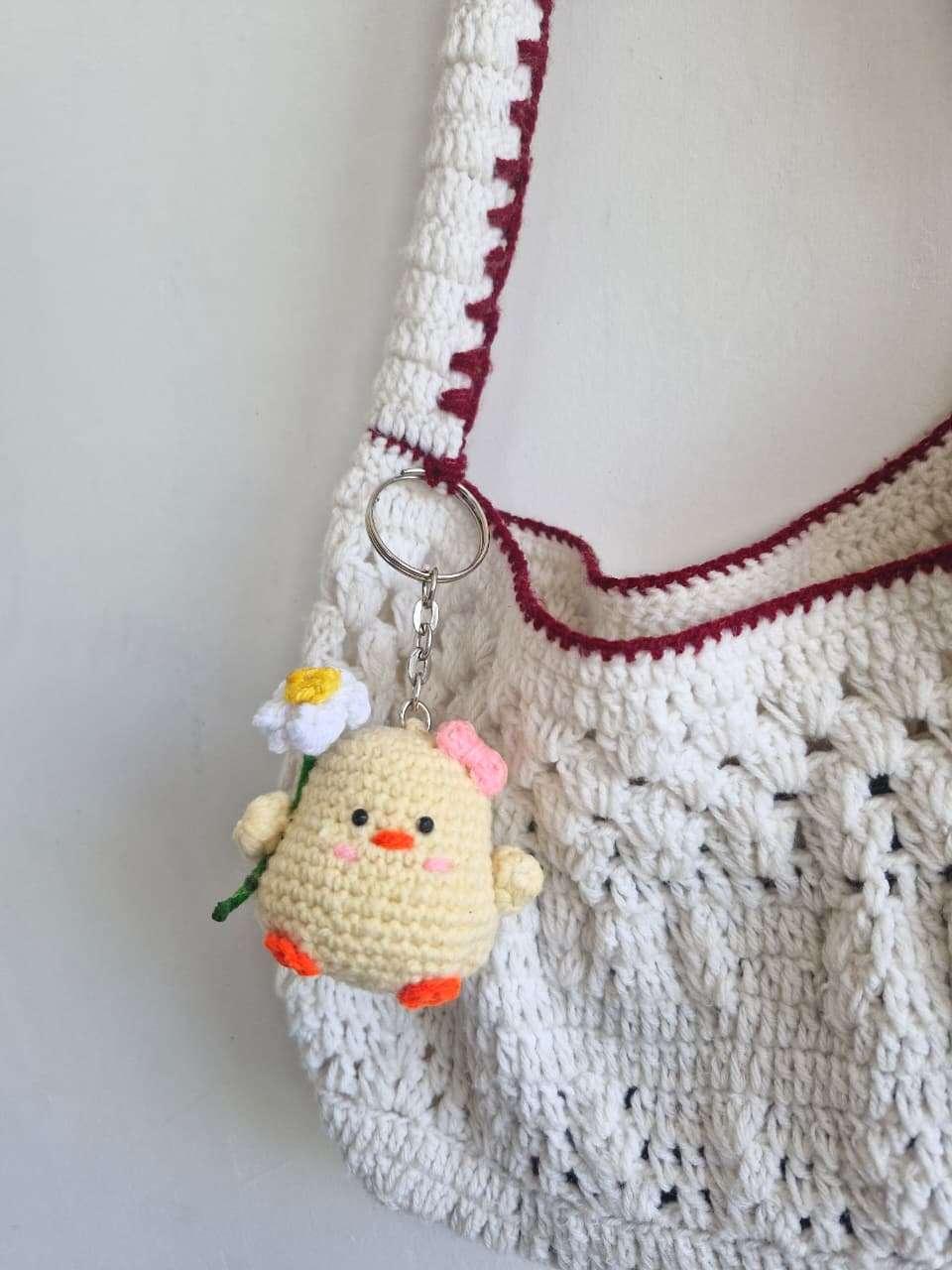 Crochet Chick Keychain - Thumbnail 2